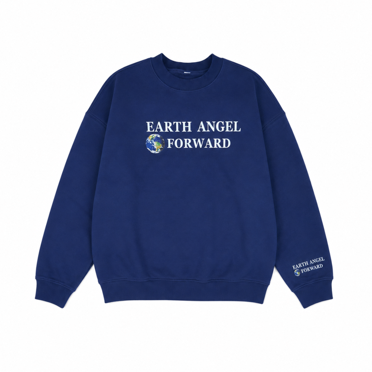 Earth Angel Forward Sweater-Navy