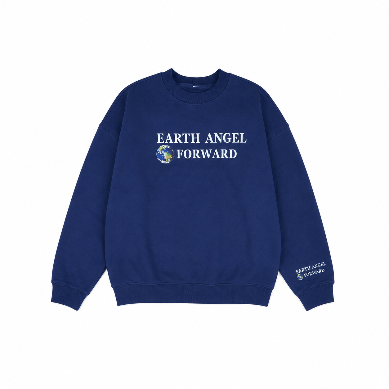 Earth Angel Forward Sweater - Navy Add to cart to buy 🌎