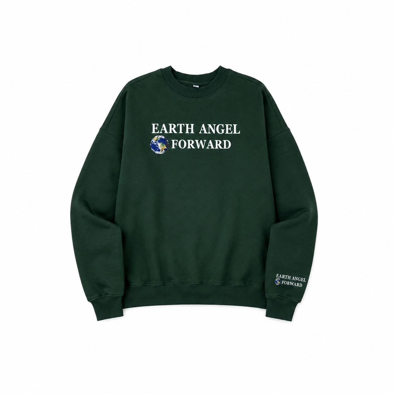 Earth Angel Forward Sweater-Green