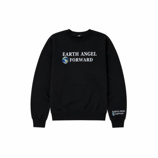 Earth Angel Forward Sweater - Black Add to cart to buy 🌎