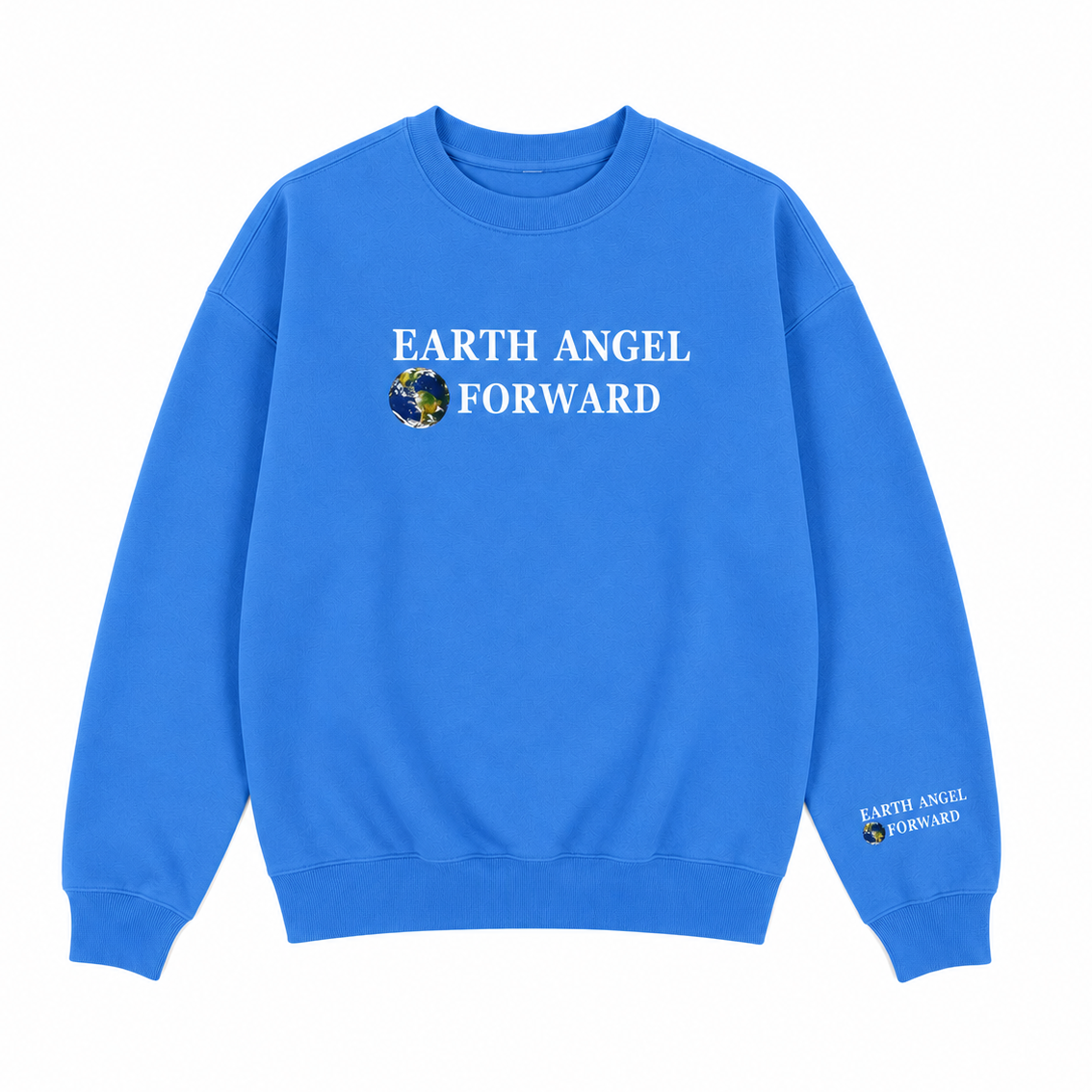 Earth Angel Forward Sweater-Blue
