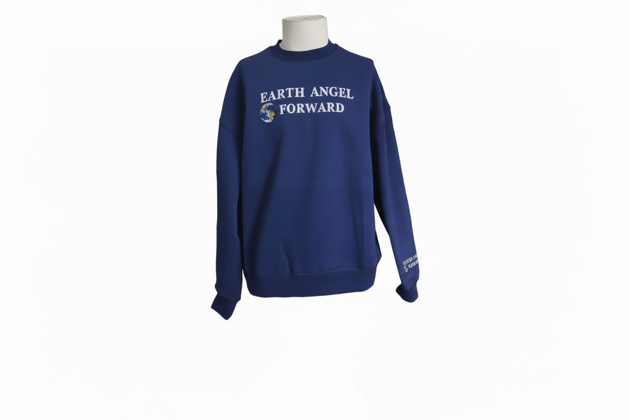 Earth Angel Forward Sweater - Navy